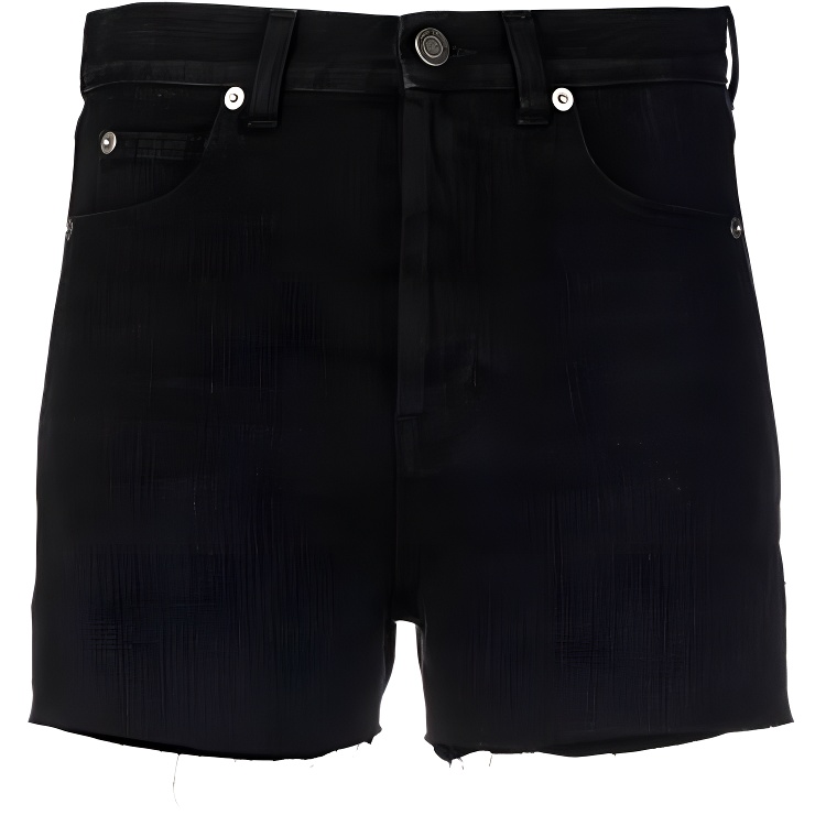 Женские шорты SAINT LAURENT (черные)