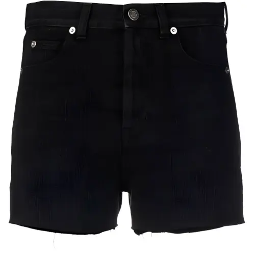 SAINT LAURENT Denim Shorts Women's Black Moderate Other