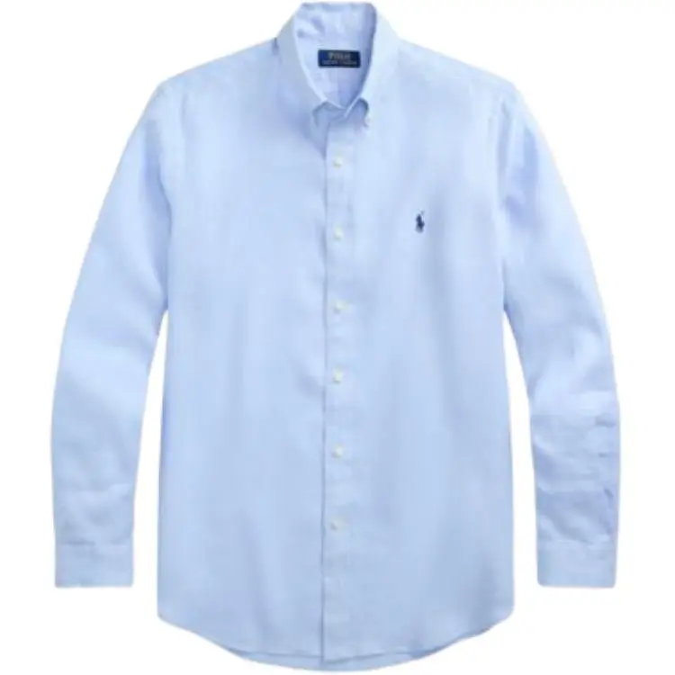 Polo Ralph Lauren Long Sleeve Piece Dye Linen Sport V1 Shirt