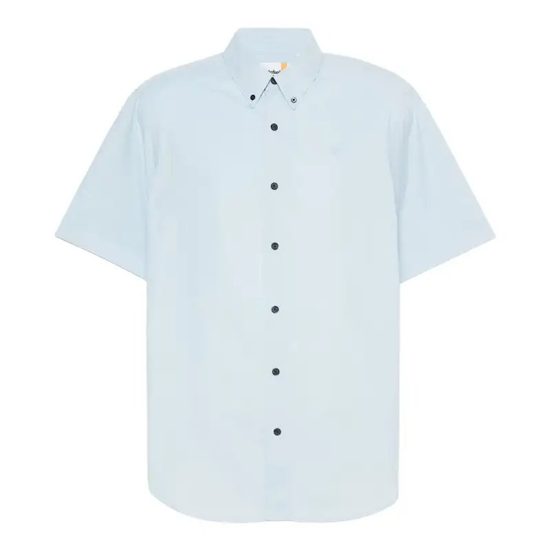 Timberland Shirts Men's Light Blue Lapel Moderate
