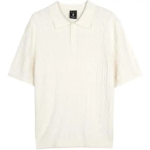 Skechers Polo Shirt Unisex Butter Ecru