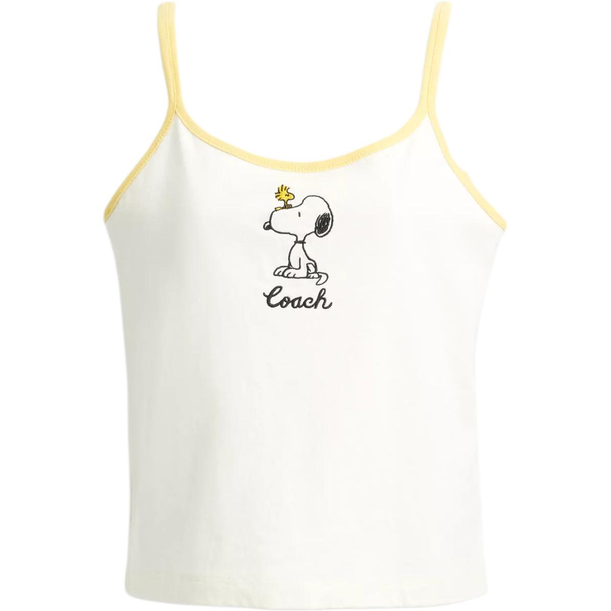 COACH x PEANUTS SS25 Camisole Women's Cream White