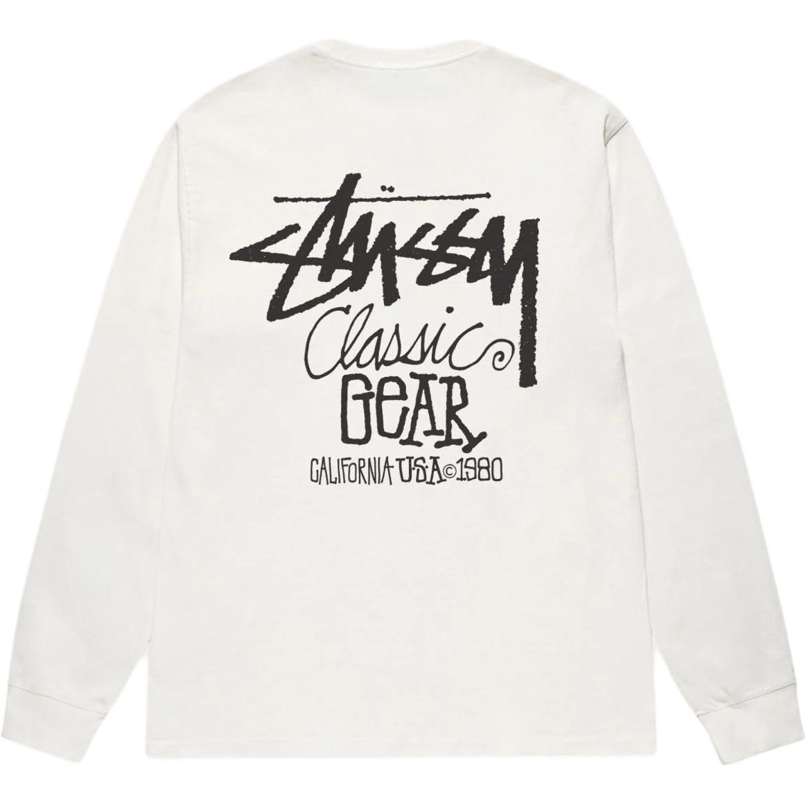 Лонгслив Stussy Classic Gear LS Tee (черный)