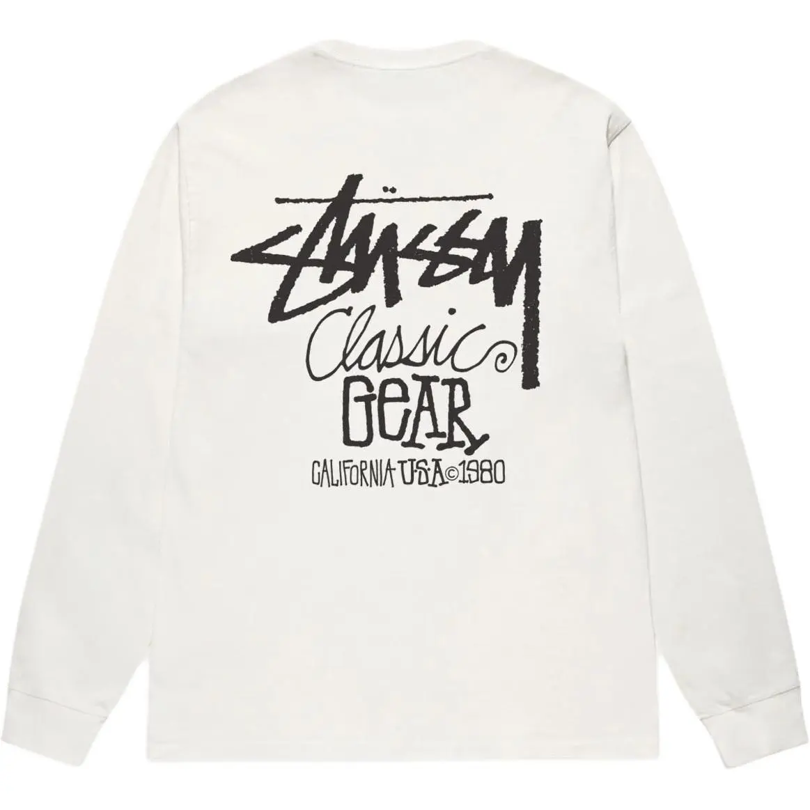 Stussy Classic Gear L/S Pigment Dyed Tee