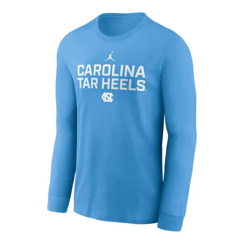 Jordan North Carolina Sideline Men's Jordan Brand Dri-FIT College Long-Sleeve T-Shirt