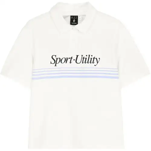 Skechers Sports League Polo Shirt Women's Marshmallow White