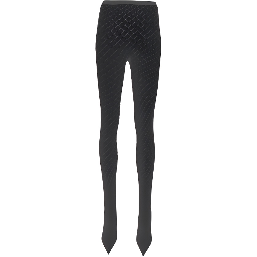 Balenciaga Knife Fishnet Pantaleggings Boots
