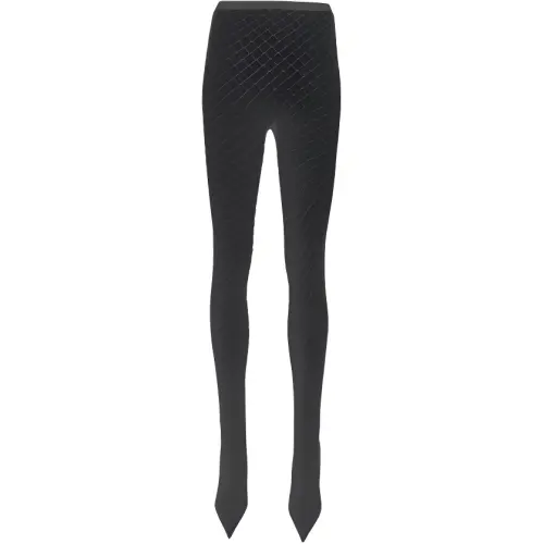 Balenciaga Knife Fishnet Pantaleggings Boots