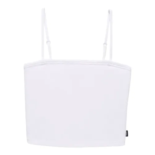 Vans DREW RIB Camisoles Women's White Moderate Straight Fit