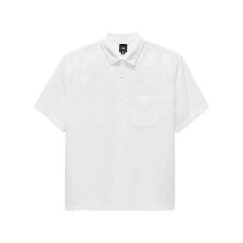 Vans Shirts Men's White Lapel Moderate Shirt