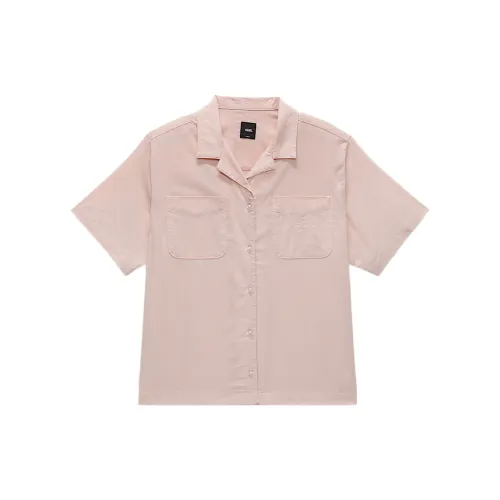Vans Shirts Women's Pink Lapel Moderate Shirt