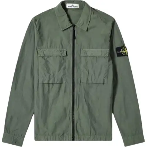 STONE ISLAND Jackets & Coats Men's Olive Green