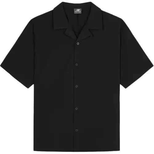 New Balance Shirts Men's Black Lapel Moderate
