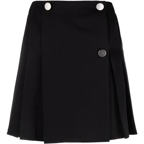Bottega Veneta SS22 Casual Short Skirts Women's Black