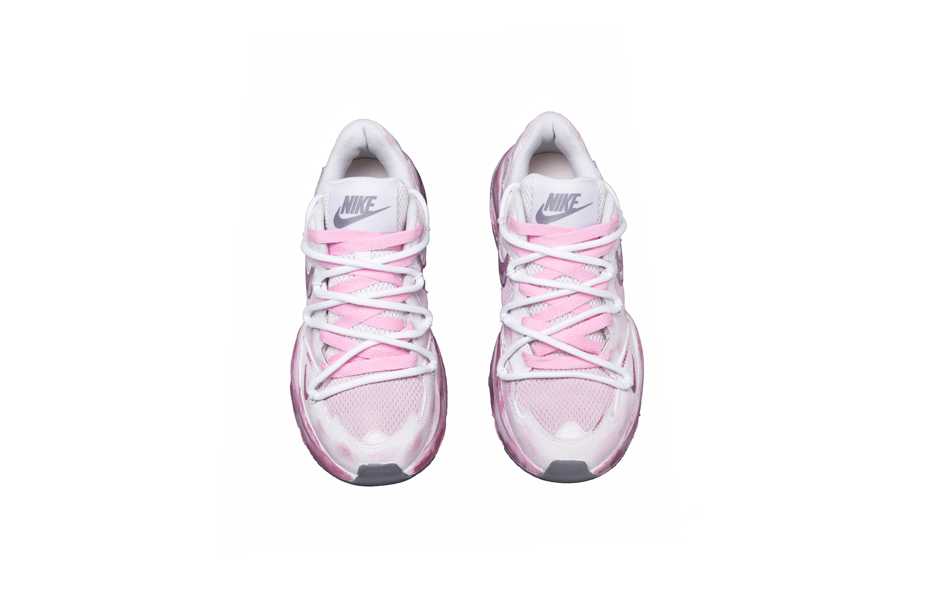 Nike Air Max Fusion Abrasion Resistant Low top Running Shoes Women’s Pink