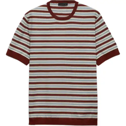 PRADA FW25 T Shirt Men's Iron Red