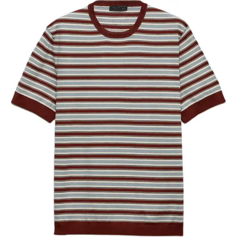 PRADA FW25 T Shirt Men's Iron Red
