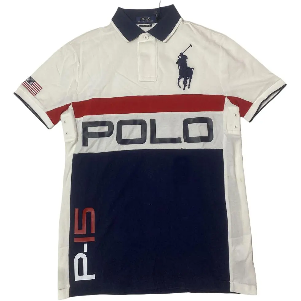 Polo Ralph Lauren Big Pony Polo Shirt Custom Slim Fit Men's Blue