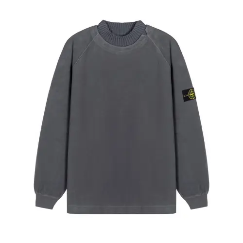 STONE ISLAND Sweatshirts Men's Gray Crew Neck Moderate