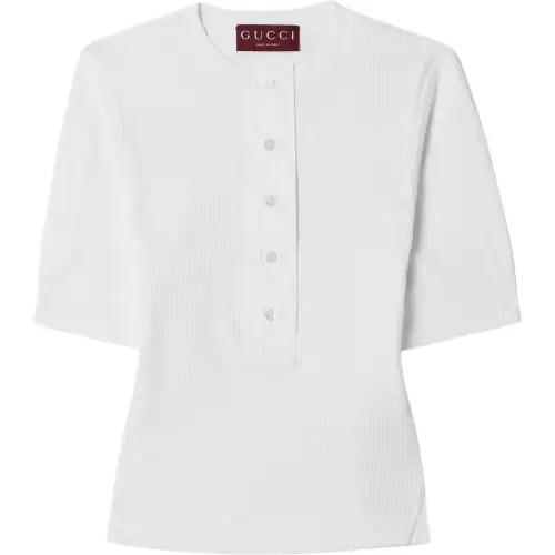 GUCCI Cotton Rib T shirt