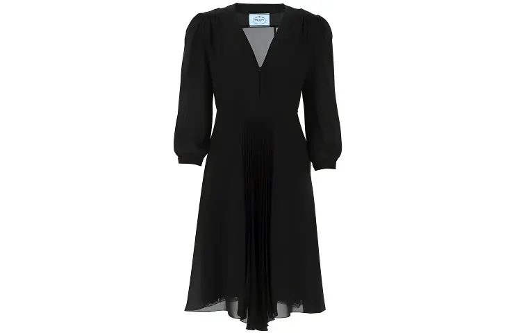 PRADA Long Sleeved Dress Women's Black
