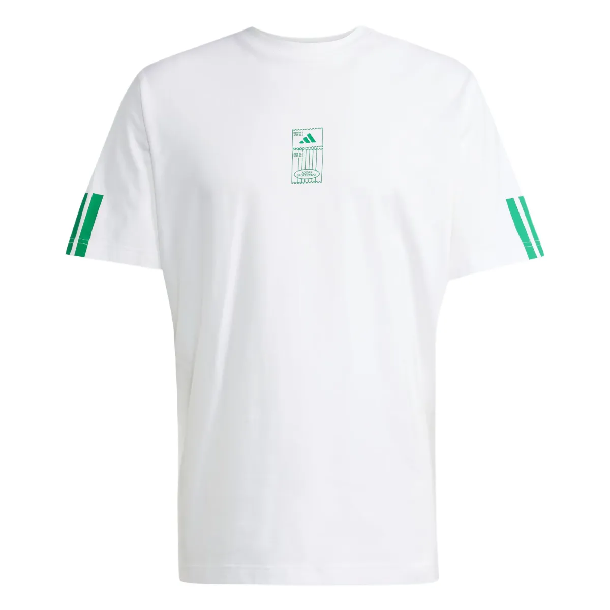 Adidas Free Shipping With AdiClub Stadium Ticket Loose Graphic Tee