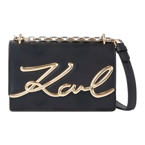 【Zoomed Imagery】Signature leather shoulder bag
