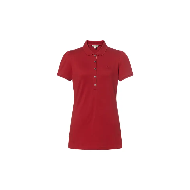 Burberry Polo Shirts Women's Red Polo Collar Moderate Other