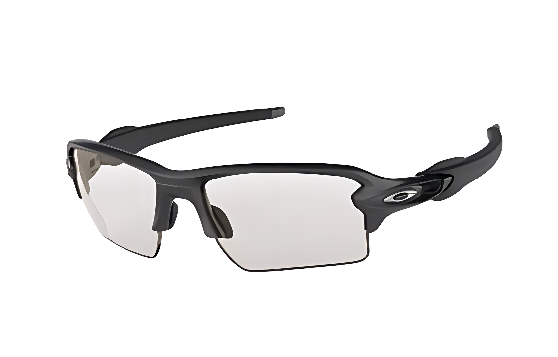 Oakley Not Easily Deformed TR/Memory Plastic Irregular Shape Sunglasses Unisex Black