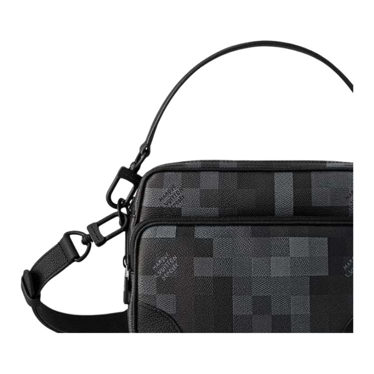 Мужская сумка Louis Vuitton LOUIS VUITTON Nil Damoflage Black (черно-серый) — фото 5