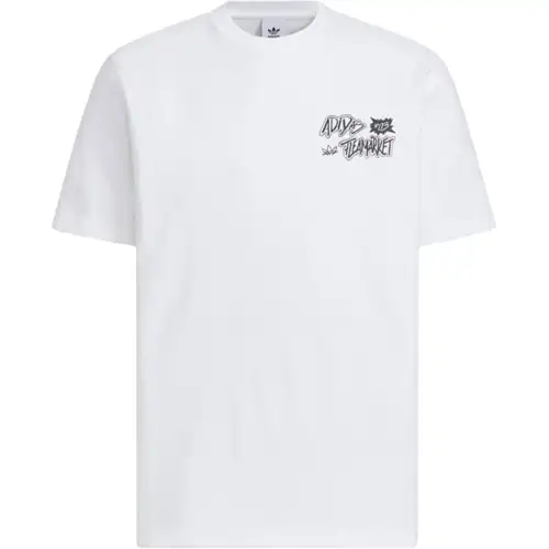 Adidas T Shirts Men's White Crew Neck