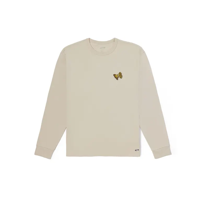 Vans TEE LS T Shirt Unisex Beige Brown