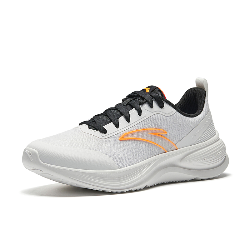 Anta Cushioning Breathable Slip Resistant Low top Training Sprint City Commuting Running Shoes Men’s White