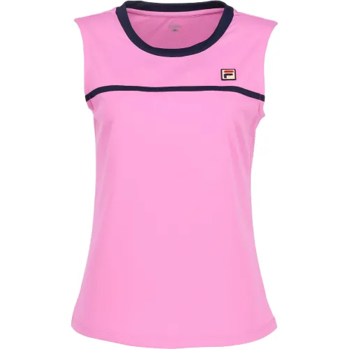FILA Tennis Tops Women's Pink Crew Neck