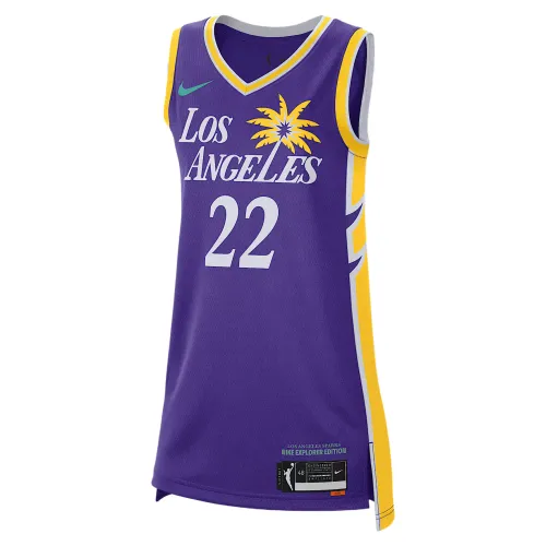 Nike Dri-FitVictory FW/AW24 HER team uniform series NBA Los Angeles Sparks Explorer Edition Victory Team fashionable, comfortable and trendy basketball vest, same style for men and women