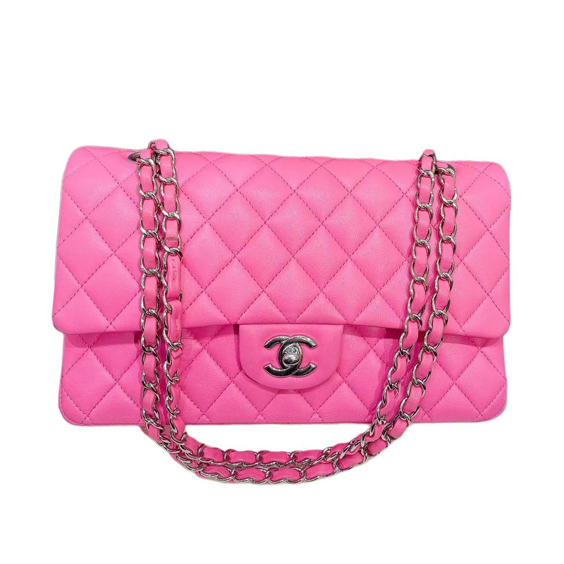 Женская сумка Chanel Classic Flap CF21K (розовый)