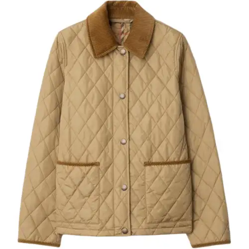 Burberry Long Sleeved Quilted Jacket