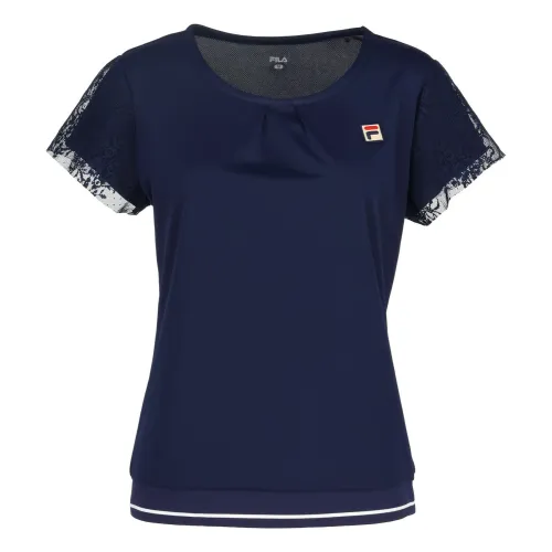 FILA Tennis Tops Women's Blue Crew Neck Moderate