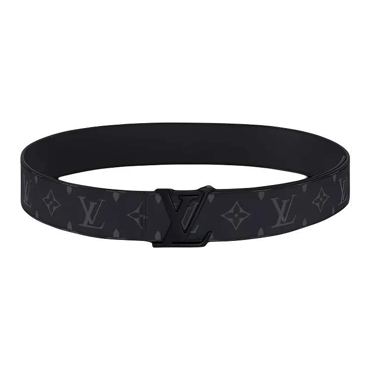 LOUIS VUITTON Lv Initiales 40mm Matte Black Belt