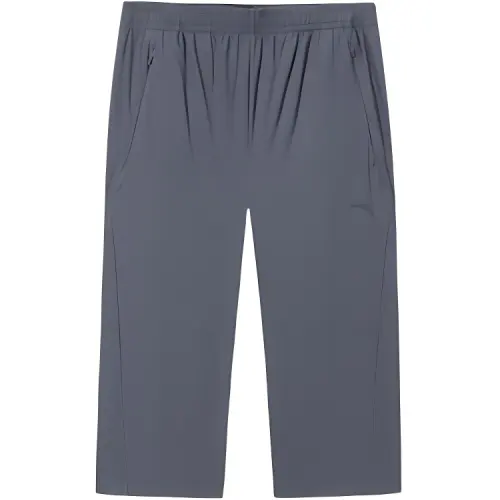 ANTA Casual Shorts Men's Men's Gray Clothing Thin