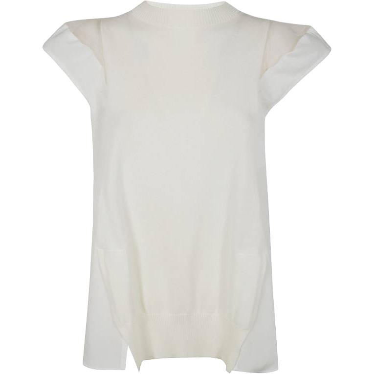 Женская рубашка Sacai 2507848151 (белая)