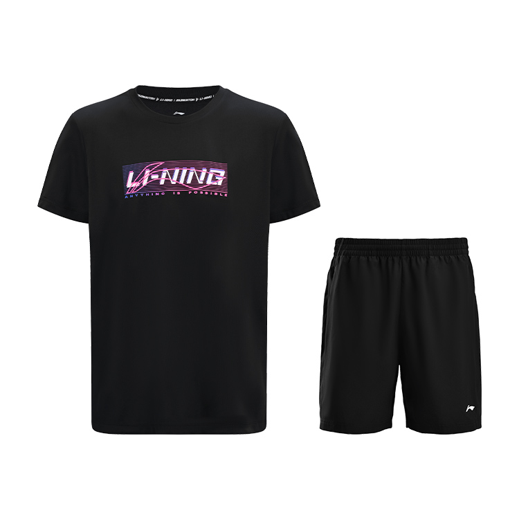 Li Ning Badminton Collection Casual Sportswear Unisex Black