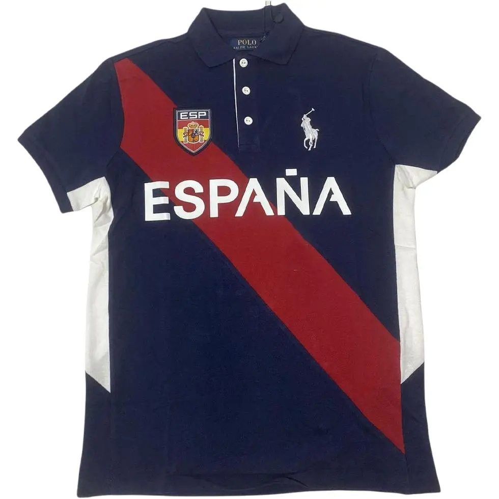 Polo Ralph Lauren Big Pony Polo Shirt Custom Slim Fit Men's Blue
