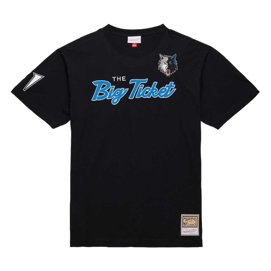 Mitchell & Ness Mitchell & Ness NBA Series Kevin Garnett Minnesota Timberwolves Fashionable, beautiful, simple and comfortable short-sleeved T-shirt for men