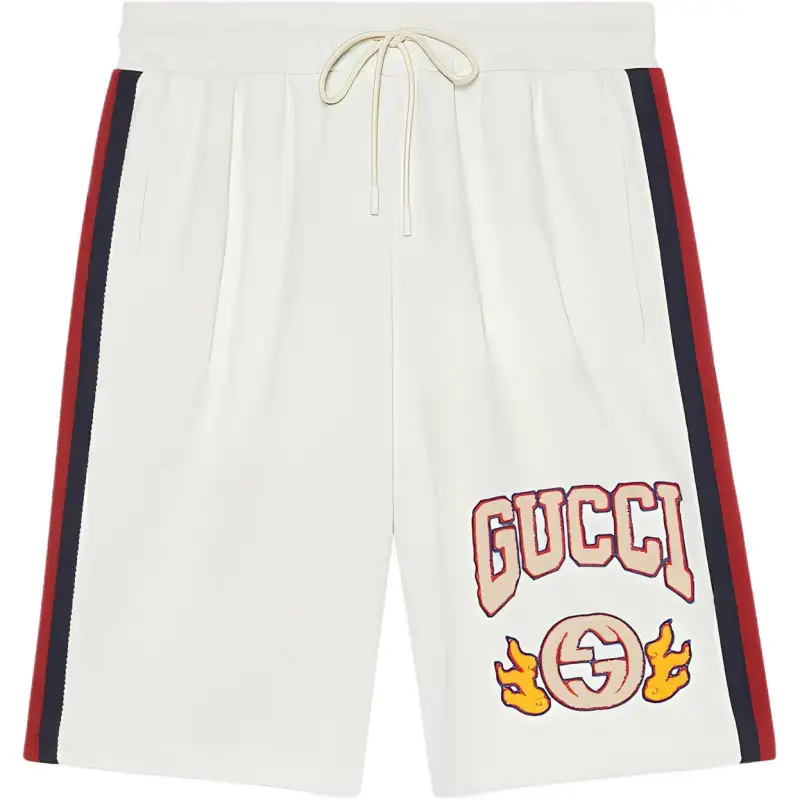 GUCCI SS24 Casual Shorts Men's Ecru