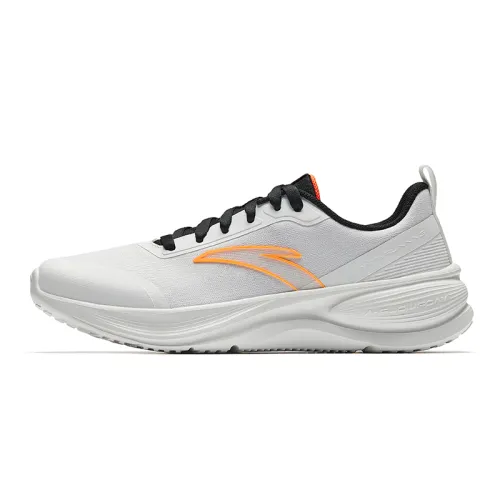 Anta Cushioning Breathable Slip Resistant Low top Training Sprint City Commuting Running Shoes Men's White