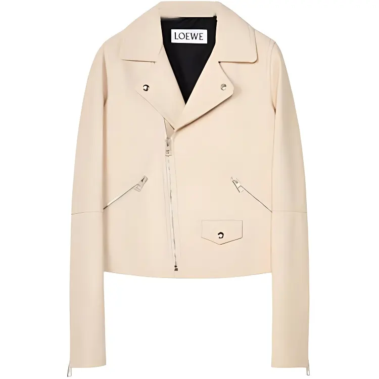 LOEWE Jackets Women's Light Umber Lapel Moderate Other