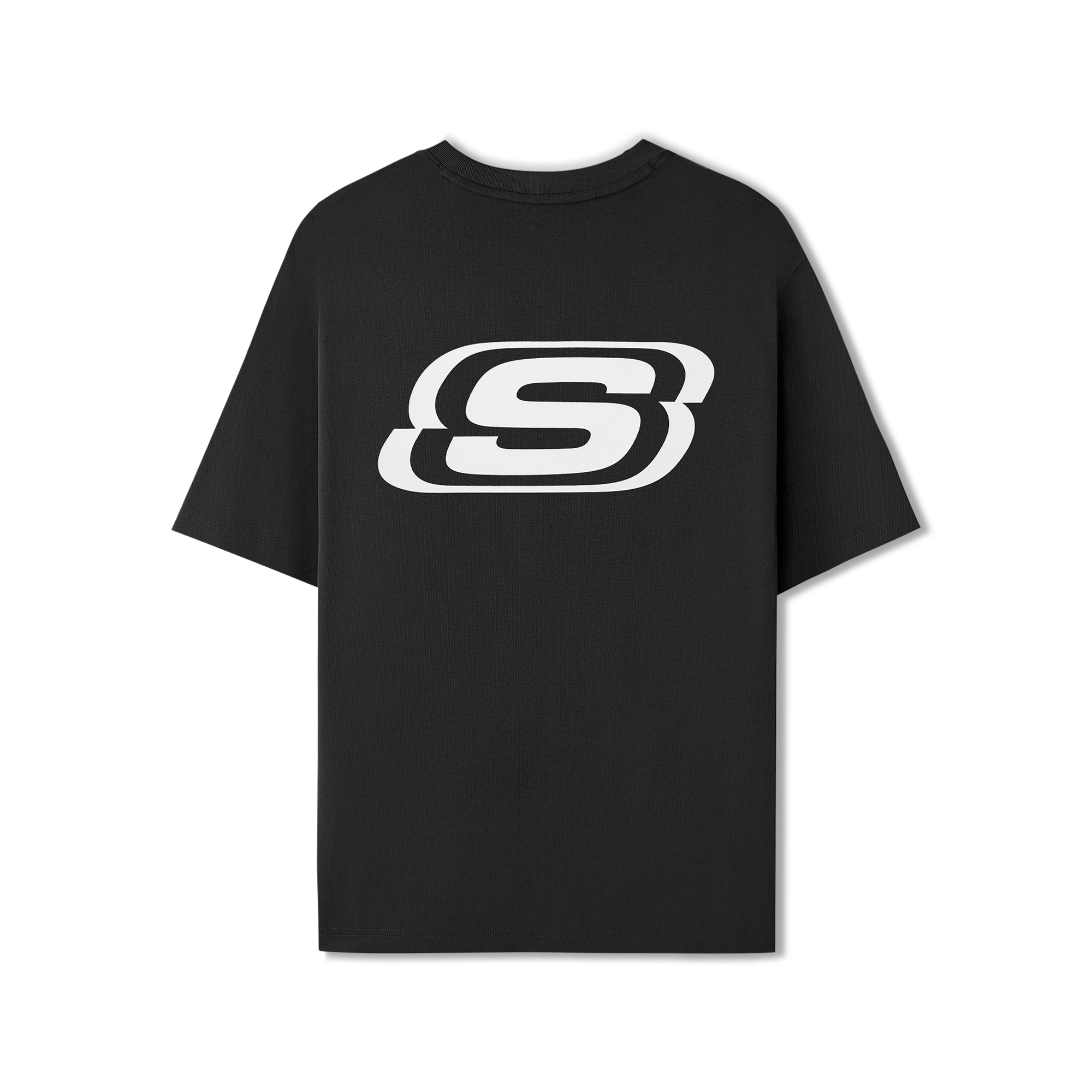 Футболка Skechers (черно-белая)