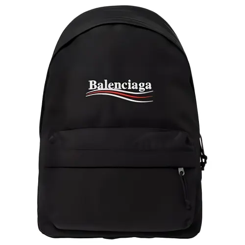 Balenciaga Nylon Backpack Regular Unisex Black