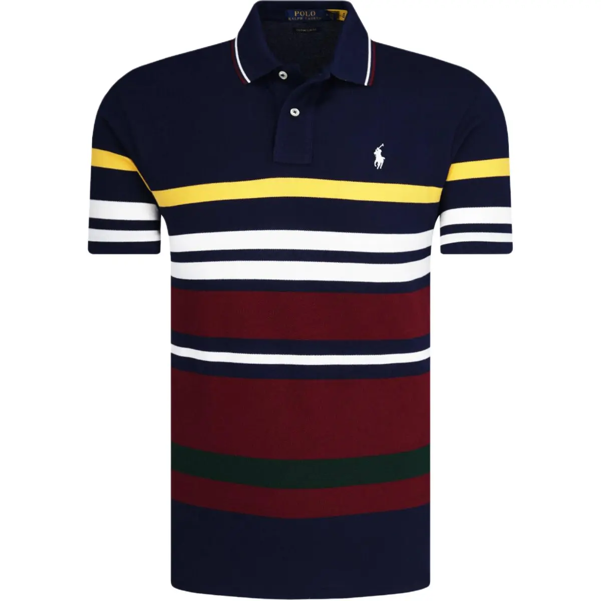 Polo Ralph Lauren SS24 Polo Shirt Custom Slim Fit Men's Marine Blue